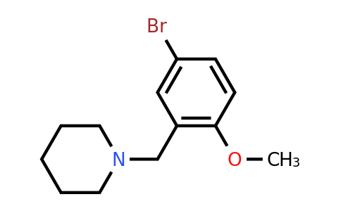 CAS 7016-11-7 | 1-(5-Bromo-2-methoxybenzyl)piperidine
