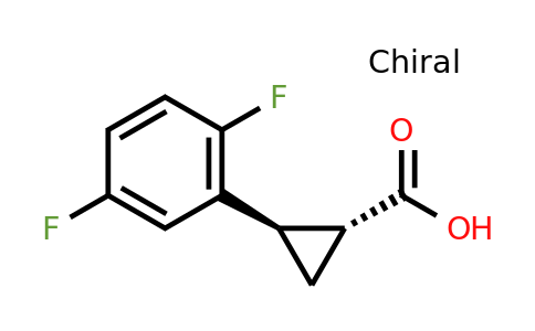 CAS 701914-06-9 | rac-(1R,2R)-2-(2,5-difluorophenyl)cyclopropane-1-carboxylic acid