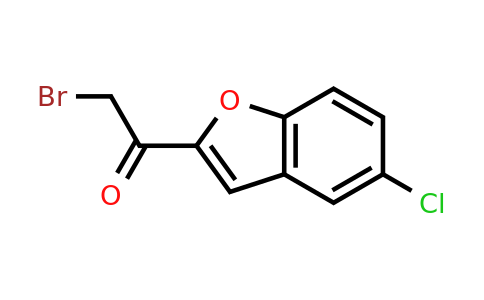 CAS 7039-74-9 | 2-bromo-1-(5-chloro-1-benzofuran-2-yl)ethan-1-one