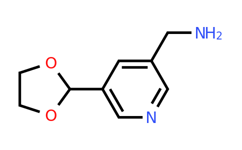 CAS 70416-54-5 | [5-(1,3-Dioxolan-2-YL)pyridin-3-YL]methylamine