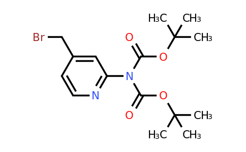 CAS 705951-21-9 | tert-butyl N-[4-(bromomethyl)-2-pyridyl]-N-tert-butoxycarbonyl-carbamate