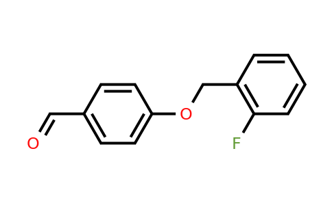 CAS 70627-20-2 | 4-((2-Fluorobenzyl)oxy)benzaldehyde