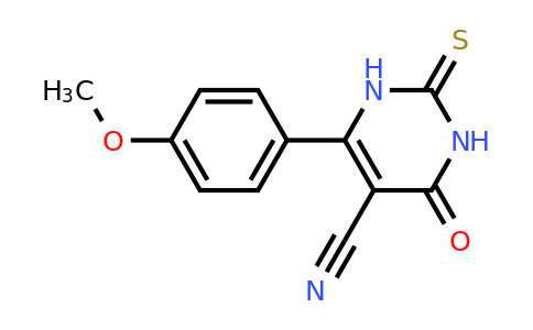 CAS 70638-54-9 | 6-(4-Methoxyphenyl)-4-oxo-2-thioxo-1,2,3,4-tetrahydropyrimidine-5-carbonitrile