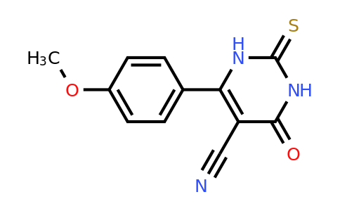 6-(4-Methoxyphenyl)-4-oxo-2-thioxo-1,2,3,4-tetrahydropyrimidine-5-carbonitrile