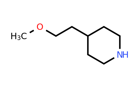 CAS 70724-70-8 | 4-(2-methoxyethyl)piperidine
