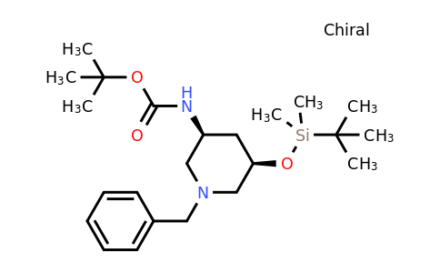 CAS 708253-91-2 | tert-butyl N-[(3S,5R)-1-benzyl-5-[tert-butyl(dimethyl)silyl]oxy-3-piperidyl]carbamate