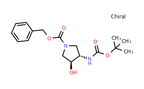 CAS 708273-50-1 | (3S,4S)-3-tert-Butoxycarbonylamino-4-hydroxy-pyrrolidine-1-carboxylic acid benzyl ester