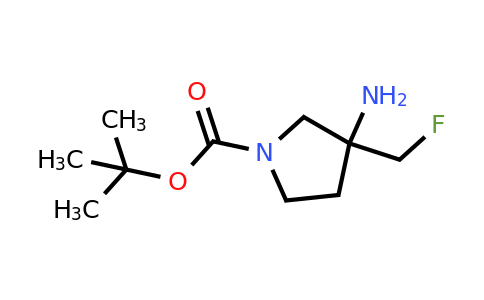 CAS 708274-54-8 | tert-butyl 3-amino-3-(fluoromethyl)pyrrolidine-1-carboxylate