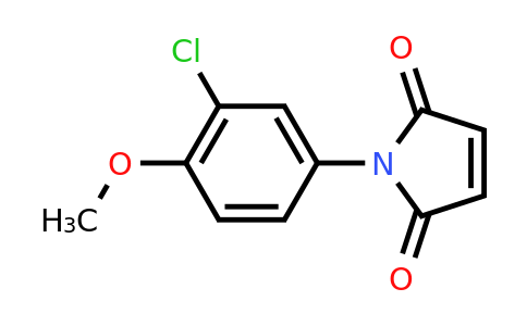 CAS 70850-16-7 | 1-(3-chloro-4-methoxyphenyl)-2,5-dihydro-1H-pyrrole-2,5-dione