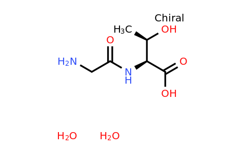 CAS 7093-70-1 | (2S,3R)-2-(2-Aminoacetamido)-3-hydroxybutanoic acid dihydrate