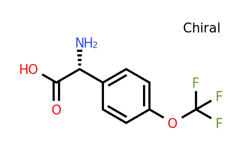 CAS 709609-25-6 | (2R)-2-Amino-2-[4-(trifluoromethoxy)phenyl]acetic acid