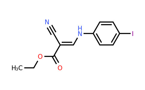 CAS 709637-42-3 | Ethyl 2-cyano-3-[(4-iodophenyl)amino]prop-2-enoate