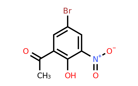 CAS 70978-54-0 | 1-(5-bromo-2-hydroxy-3-nitrophenyl)ethan-1-one