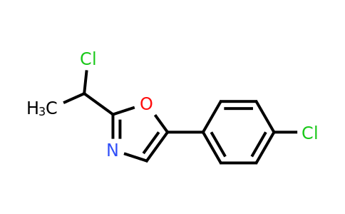 2-(1-chloroethyl)-5-(4-chlorophenyl)-1,3-oxazole
