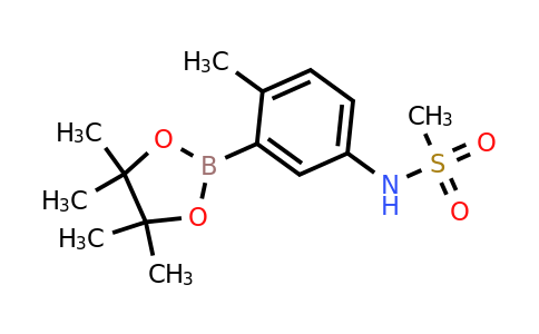 CAS 710348-21-3 | N-(4-Methyl-3-(4,4,5,5-tetramethyl-1,3,2-dioxaborolan-2-yl)phenyl)methanesulfonamide