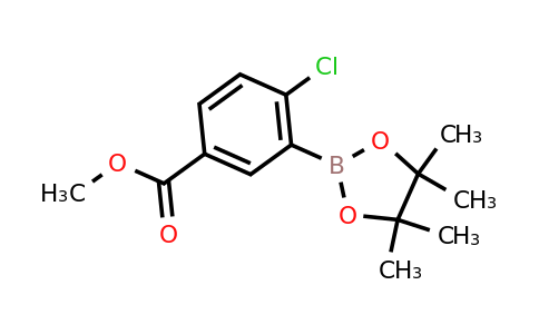CAS 710350-72-4 | Benzoic acid, 4-chloro-3-(4,4,5,5-tetramethyl-1,3,2-dioxaborolan-2-YL)-, methyl ester