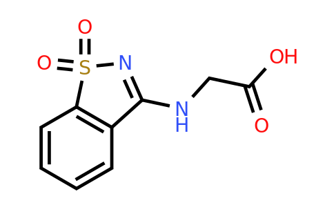 CAS 71054-77-8 | 2-[(1,1-dioxo-1lambda6,2-benzothiazol-3-yl)amino]acetic acid