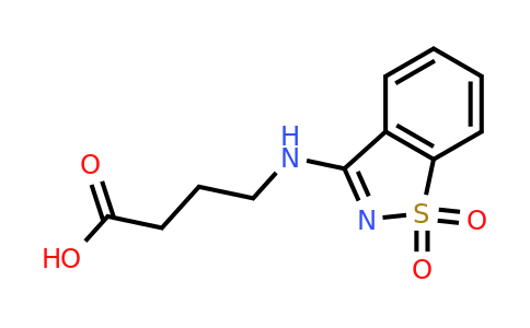 CAS 71054-78-9 | 4-[(1,1-dioxo-1lambda6,2-benzothiazol-3-yl)amino]butanoic acid