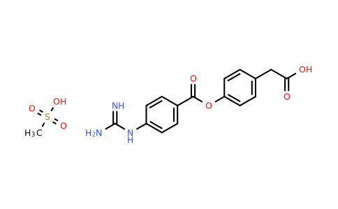 CAS 71079-09-9 | 2-(4-((4-Guanidinobenzoyl)oxy)phenyl)acetic acid methanesulfonic acid salt