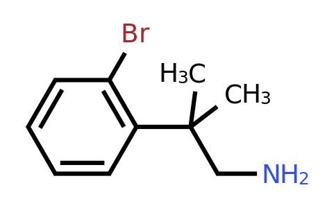 CAS 71095-49-3 | 2-(2-bromophenyl)-2-methylpropan-1-amine