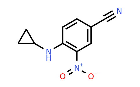 CAS 710967-04-7 | 4-(Cyclopropylamino)-3-nitrobenzonitrile