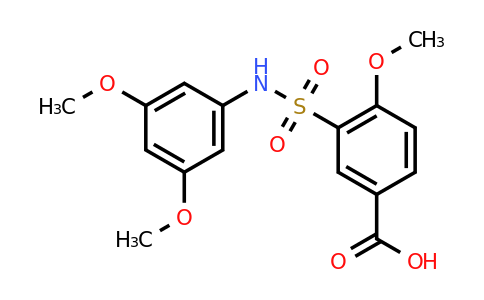 CAS 710989-29-0 | 3-[(3,5-dimethoxyphenyl)sulfamoyl]-4-methoxybenzoic acid