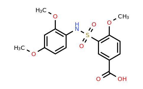 CAS 710989-33-6 | 3-[(2,4-dimethoxyphenyl)sulfamoyl]-4-methoxybenzoic acid