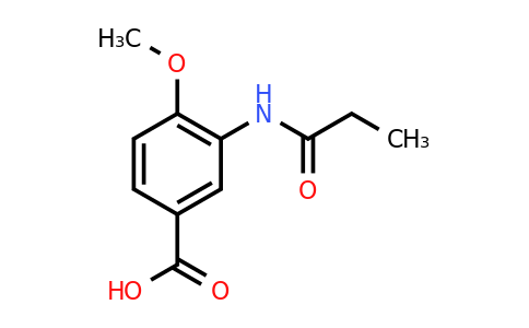 CAS 712286-88-9 | 4-Methoxy-3-propanamidobenzoic acid