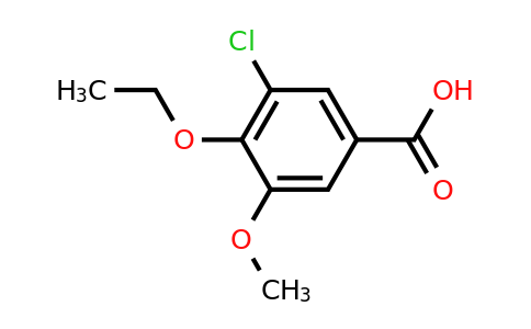 CAS 712294-48-9 | 3-chloro-4-ethoxy-5-methoxybenzoic acid
