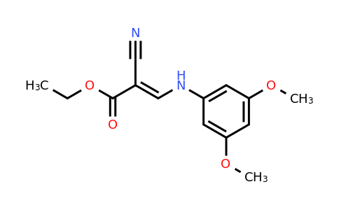 CAS 712307-63-6 | Ethyl 2-cyano-3-[(3,5-dimethoxyphenyl)amino]prop-2-enoate