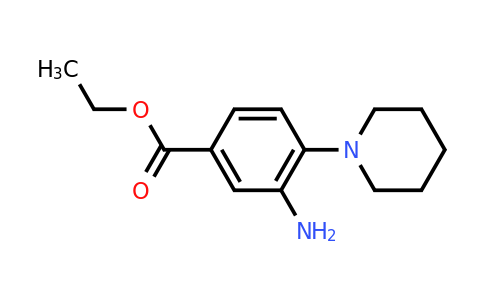 CAS 71254-74-5 | 3-Amino-4-piperidin-1-yl-benzoic acid ethyl ester