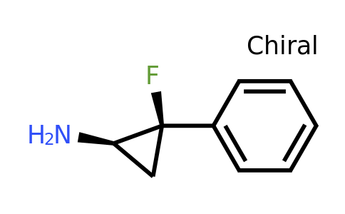 CAS 713074-96-5 | Cyclopropanamine, 2-fluoro-2-phenyl-, (1R,2R)-rel-