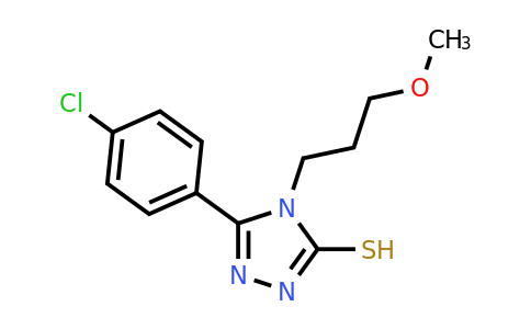 CAS 713097-61-1 | 5-(4-chlorophenyl)-4-(3-methoxypropyl)-4H-1,2,4-triazole-3-thiol