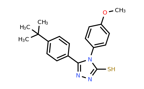 CAS 713098-07-8 | 5-(4-tert-butylphenyl)-4-(4-methoxyphenyl)-4H-1,2,4-triazole-3-thiol
