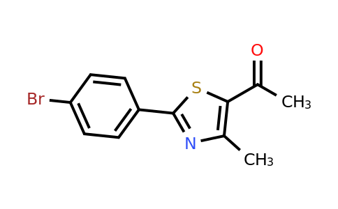 CAS 71338-62-0 | 1-[2-(4-Bromophenyl)-4-methyl-1,3-thiazol-5-yl]ethan-1-one
