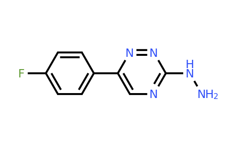 CAS 71347-59-6 | 6-(4-Fluorophenyl)-3-hydrazinyl-1,2,4-triazine