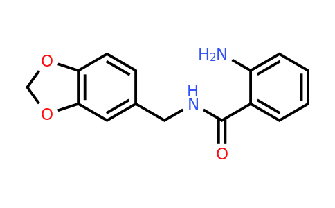 CAS 713500-90-4 | 2-amino-N-[(1,3-dioxaindan-5-yl)methyl]benzamide