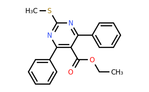 CAS 714250-67-6 | Ethyl 2-(methylthio)-4,6-diphenylpyrimidine-5-carboxylate