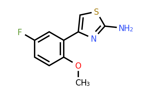 CAS 715-89-9 | 4-(5-Fluoro-2-methoxyphenyl)-1,3-thiazol-2-amine