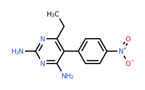 CAS 71552-34-6 | 6-Ethyl-5-(4-nitrophenyl)pyrimidine-2,4-diamine