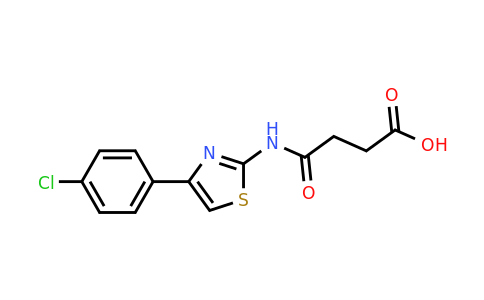 CAS 71576-05-1 | 4-((4-(4-Chlorophenyl)thiazol-2-yl)amino)-4-oxobutanoic acid