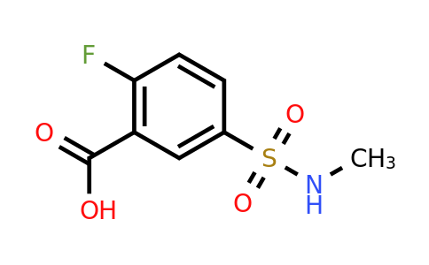 CAS 716358-53-1 | 2-Fluoro-5-(N-methylsulfamoyl)benzoic acid