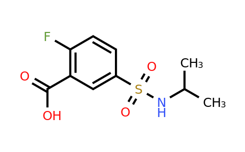 CAS 716358-56-4 | 2-Fluoro-5-[(propan-2-yl)sulfamoyl]benzoic acid