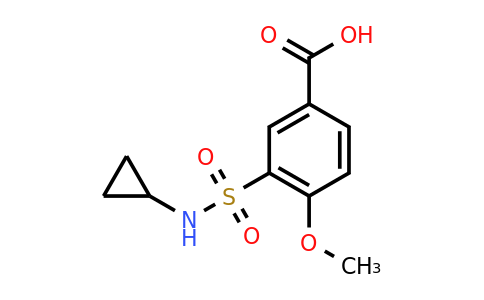 CAS 716358-76-8 | 3-(cyclopropylsulfamoyl)-4-methoxybenzoic acid