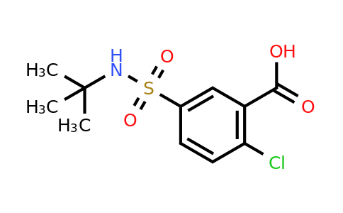 CAS 716360-58-6 | 5-(tert-butylsulfamoyl)-2-chlorobenzoic acid
