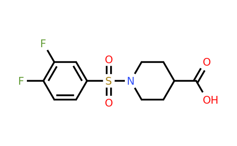CAS 716361-66-9 | 1-(3,4-difluorobenzenesulfonyl)piperidine-4-carboxylic acid