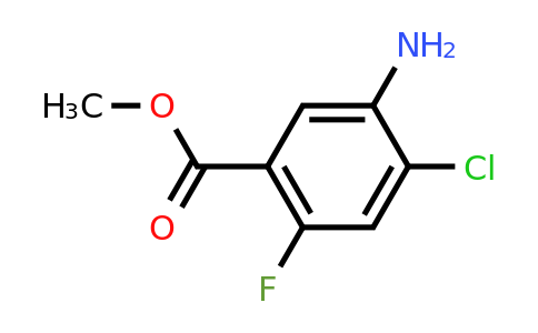 CAS 716362-14-0 | Methyl 5-amino-4-chloro-2-fluorobenzoate