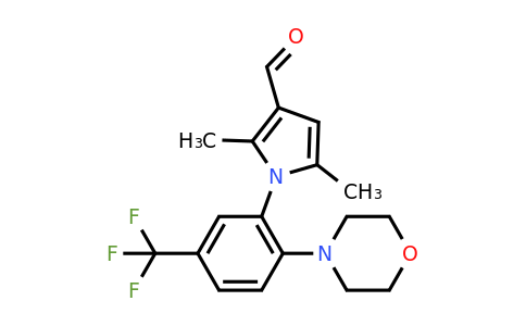CAS 716373-25-0 | 2,5-dimethyl-1-[2-(morpholin-4-yl)-5-(trifluoromethyl)phenyl]-1H-pyrrole-3-carbaldehyde