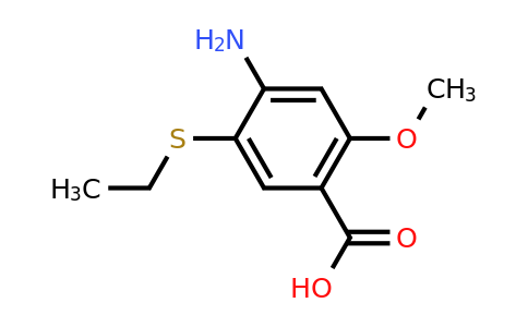 CAS 71675-86-0 | 4-Amino-5-(ethylthio)-2-methoxybenzoic acid