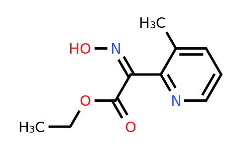 CAS 71721-70-5 | Ethyl (2Z)-(hydroxyimino)(3-methylpyridin-2-YL)acetate